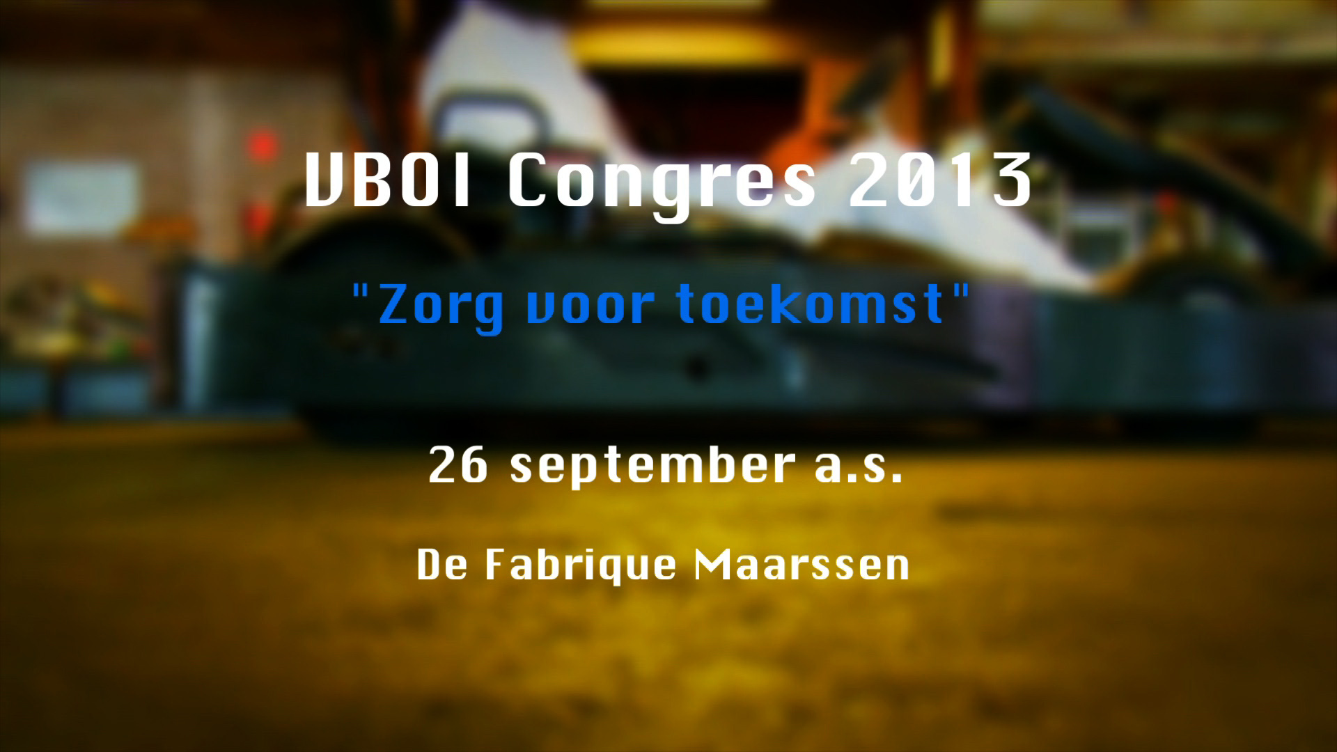 Commercial VBOI Congres 2013