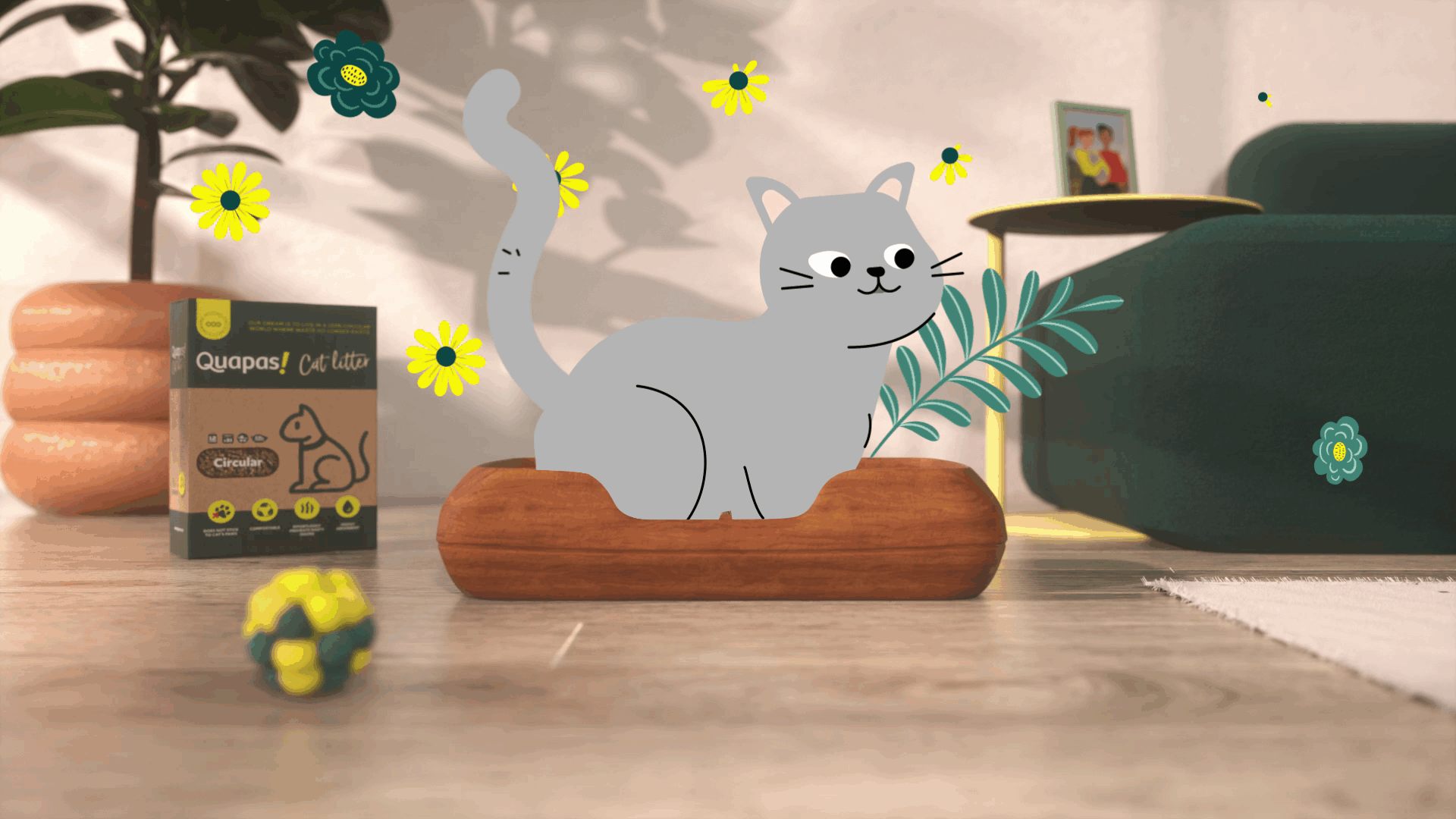 Looop - Quapas! Natural Cat Litter