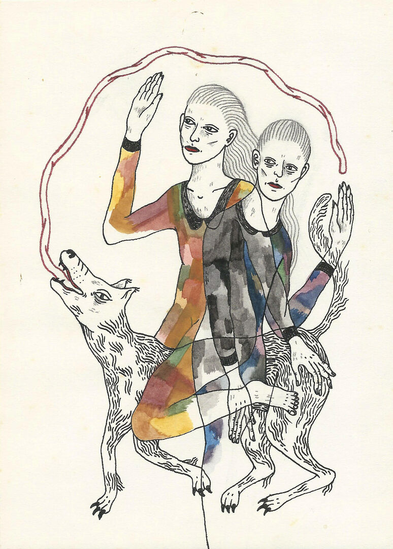 'My Man' mixed media