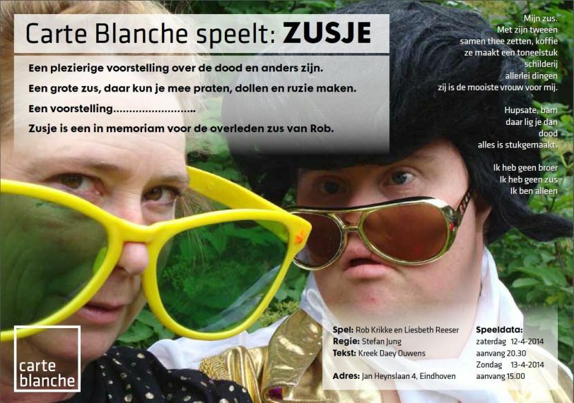 Opnamen bij theaterstuk Carte Blanche