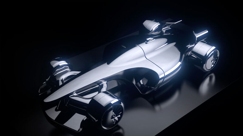 RdR Car Sculputres - Futuristic F1