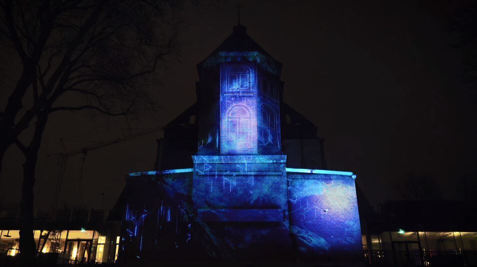 Videomapping Horizon Zero Dawn launch